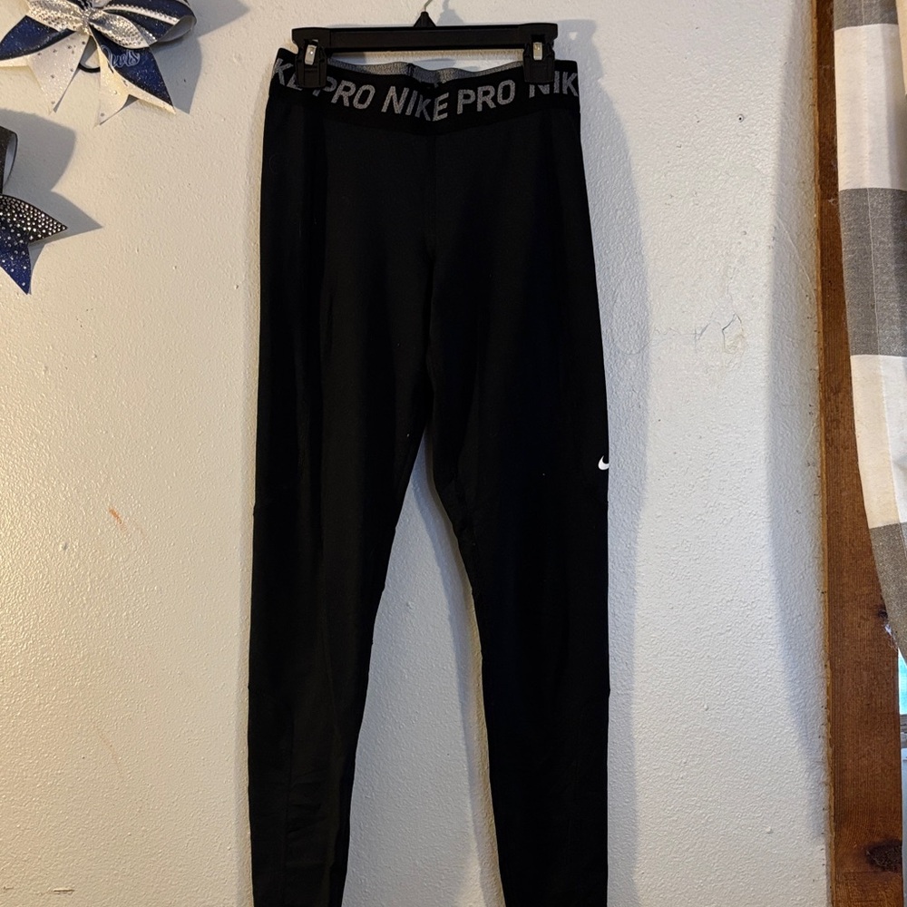 Nike Kids Pro Black Leggings